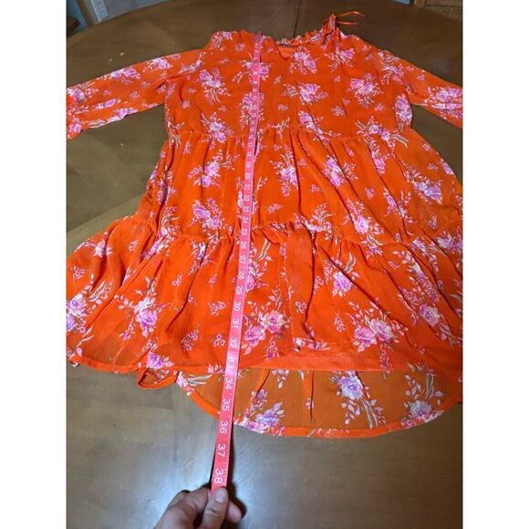 Vince camuto floral flare dress lined size medium in excellent condition - Picture 8 of 9